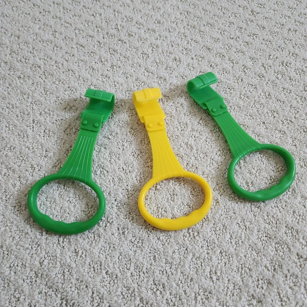 3PCS Baby Crib‎ Playpen Pull Rings